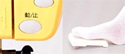手元操作とフットコントローラー操作